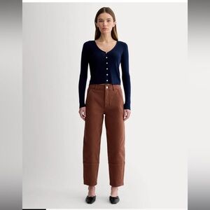 Everlane 🌲 Rosewood Utility Barrel Pants